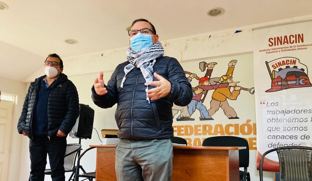Diputado Boris Barrera presentó proyecto que amplía el número de delegados sindicales por faena